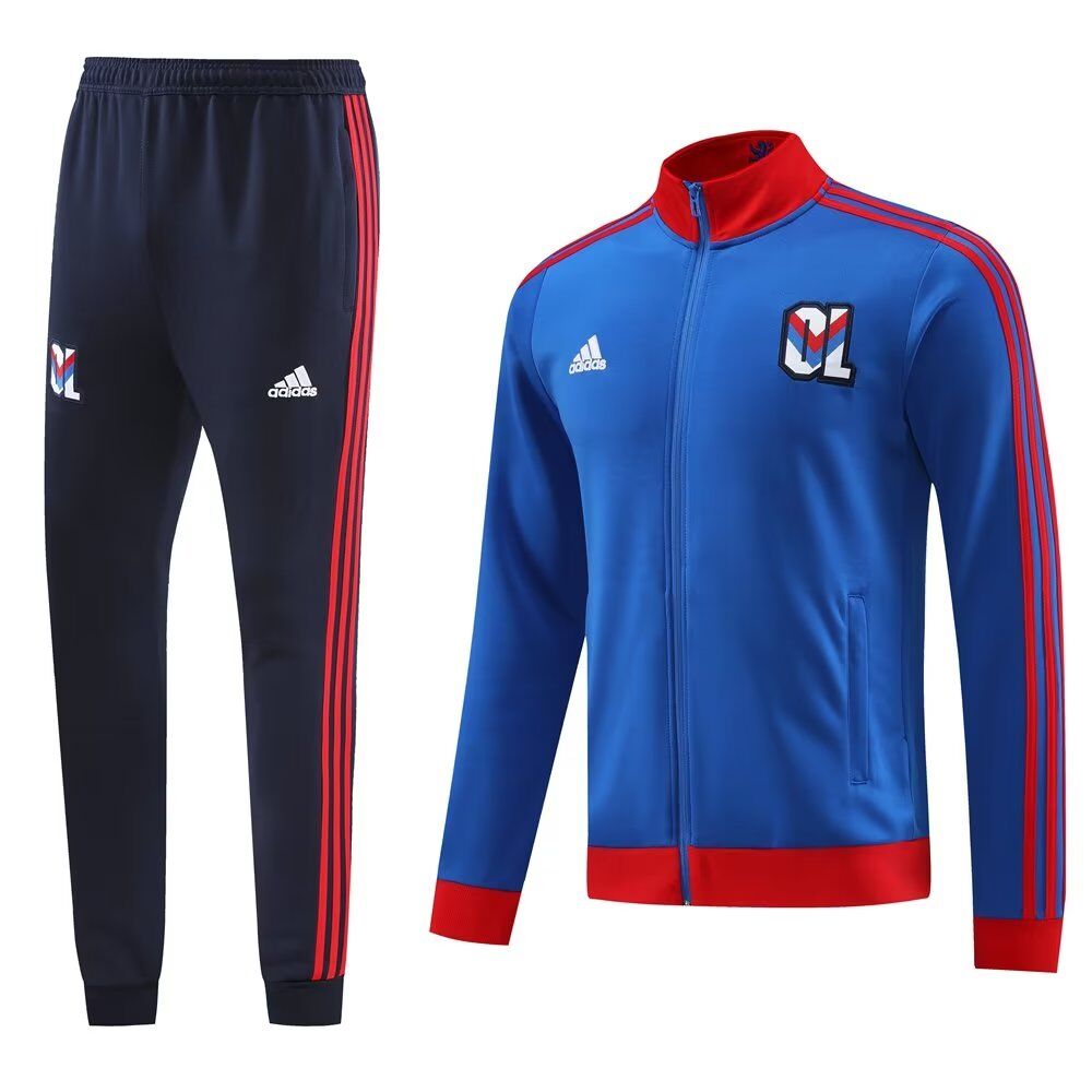 AAA Quality Lyon 23/24 Tracksuit - Blue/Red